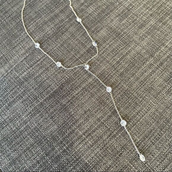 CZ by Kenneth Jay Lane Y Style Necklace - Picture 1 of 5